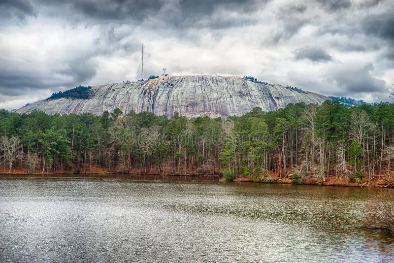 View of stone mountain near atlanta georgia usa. View of stone mountain near atlanta georgia usa