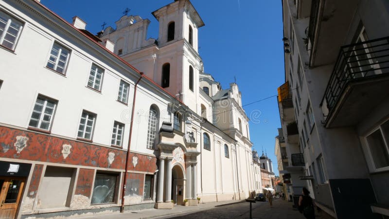 Ansicht Vilnius Litauen der Dominikanischen Republik Kirche des Heiligen Geistes