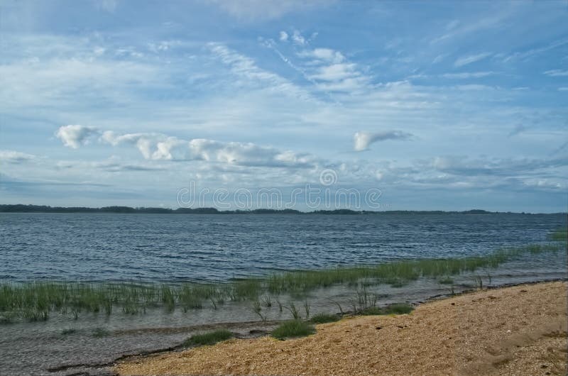 Ansicht Von Gardiners-Bucht Vom Orient-Strand-Nationalpark, Long Island ...