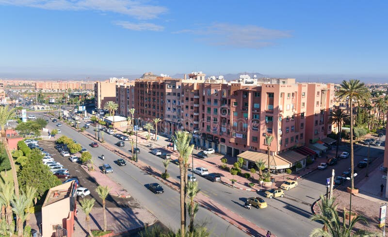 Ansicht Von Marrakesch Marokko Redaktionelles Foto Bild Von Marrakesch Marokko
