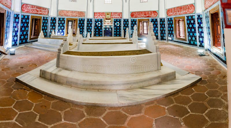 Ansicht von shahzada (Prinz) Ahmed-Grab, Mausoleum in Bursa, die Türkei stockbild Ansicht von shahzada (Prinz) Ahmed-Grab, Mausoleum in Bursa, die Türkei stockbild