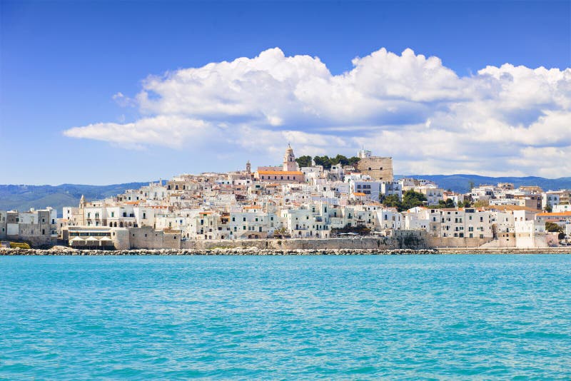 Ansicht von Vieste, Italien lizenzfreie stockbilder Ansicht von Vieste, Italien lizenzfreie stockbilder