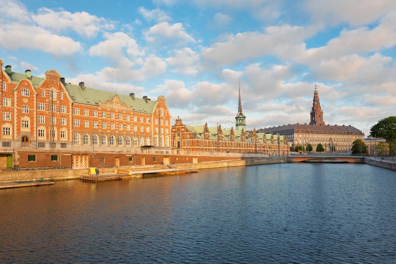 Ansicht über Christiansborg Palast in Kopenhagen
