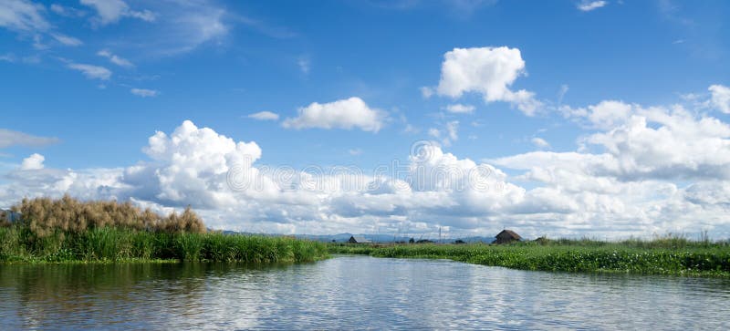 Ansicht über Inle See stockfoto Ansicht über Inle See stockfoto