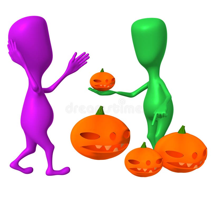 Ansichtwelpen-Angebot pupkins zu konfusem Verbraucher vektor abbildung Ansichtwelpen-Angebot pupkins zu konfusem Verbraucher vektor abbildung