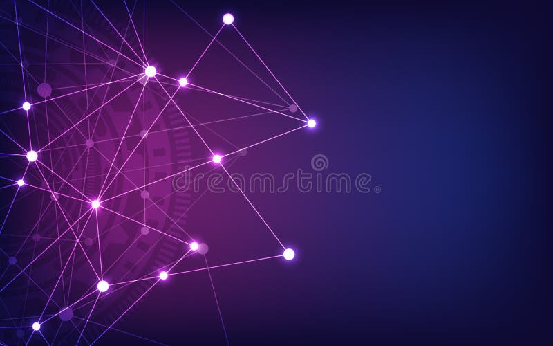 Anslutning f?r globalt n?tverk Abstrakt geometrisk bakgrund med att f?rbinda pricker och fodrar Digital teknologi och vektor illustrationer Anslutning f?r globalt n?tverk Abstrakt geometrisk bakgrund med att f?rbinda pricker och fodrar Digital teknologi och vektor illustrationer