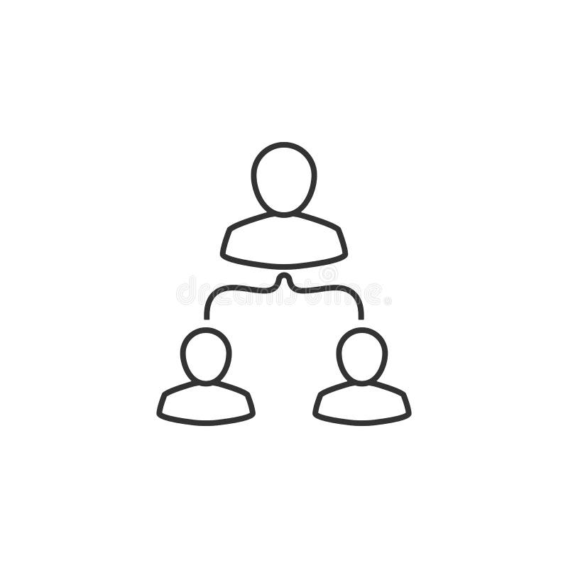 Anslutning hierarkilinje symbol Enkel modern plan vektorillustration för mobilen app, website eller skrivbord app stock illustrationer Anslutning hierarkilinje symbol Enkel modern plan vektorillustration för mobilen app, website eller skrivbord app stock illustrationer