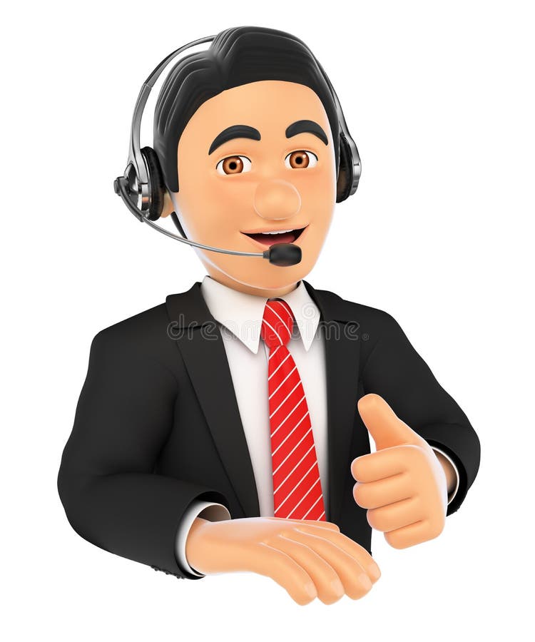 anställd för mitt för appell 3D med tummen upp vektor illustrationer anställd för mitt för appell 3D med tummen upp vektor illustrationer