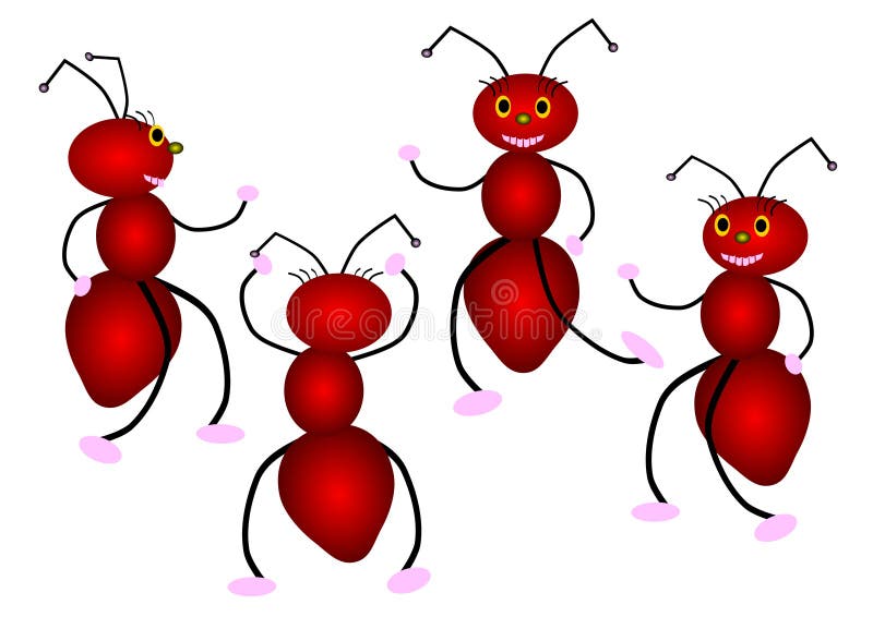 Ant cartoon clipart stock vector. Illustration of group - 85753476 Ant cartoon clipart stock vector. Illustration of group - 85753476