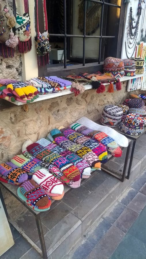 Antalya Turkey Local Goods In The Streets Of Old City