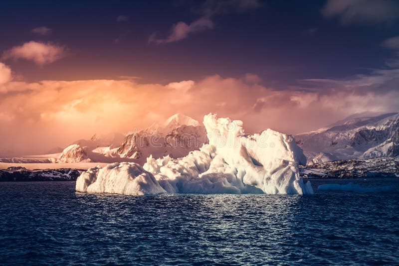 Antarctic glacier stock photo. Image of cold, antarctica - 18299668