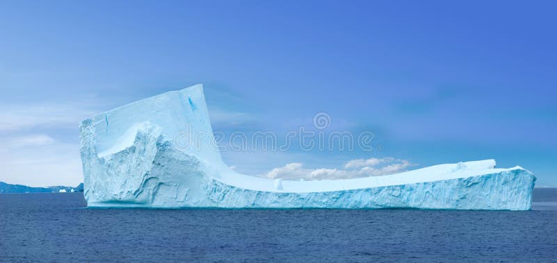 Antarctic ice island