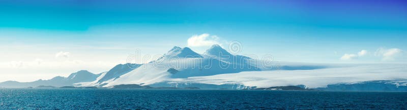 Antarctic ice island. Orkney Islands.