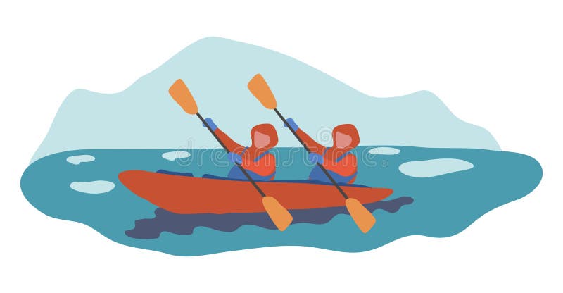 Antarctica travel illustration vector illustration