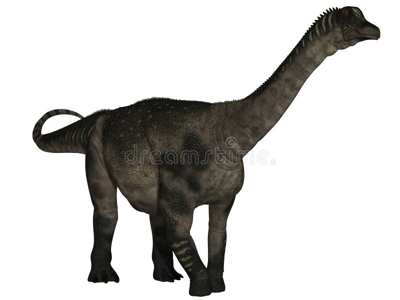 Antarctossauro - Dinossauro 3D ilustração royalty free