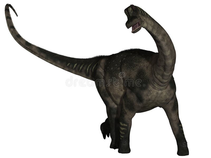 Antarctossauro - Dinossauro 3D ilustração stock