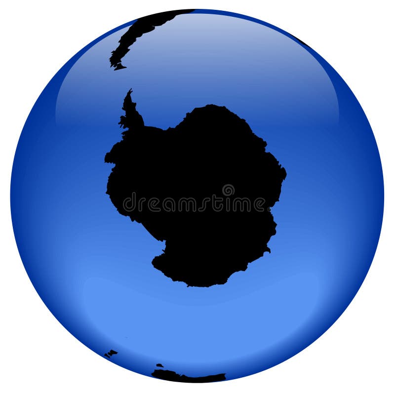 antarktyka globe widok royalty ilustracja antarktyka globe widok royalty ilustracja