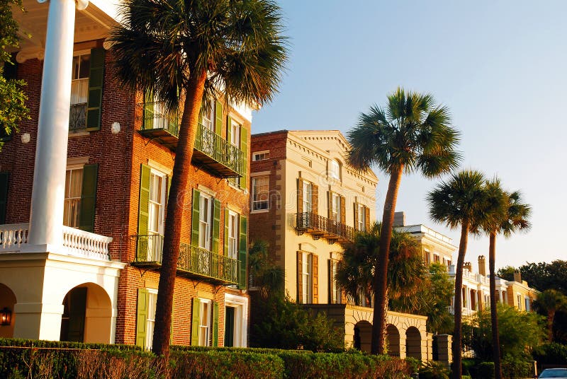 Antebellum Homes in Charleston, South Carolina Editorial Stock Image