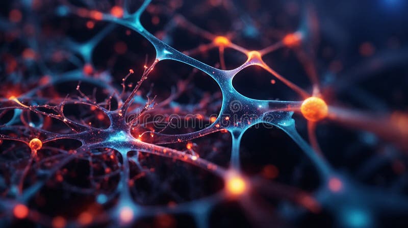 Abstract backgrounds of neurons working inside brain, neuron link Neurons and synapse like structures depicting brain chemistry on human. Abstract backgrounds of neurons working inside brain, neuron link Neurons and synapse like structures depicting brain chemistry on human