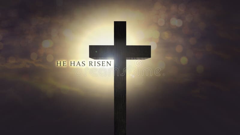 Antecedentes de Pascua con la cruz de Jesucristo foto de archivo libre de regalías Antecedentes de Pascua con la cruz de Jesucristo foto de archivo libre de regalías
