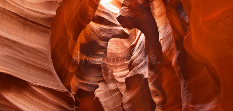 The Antelope Canyon