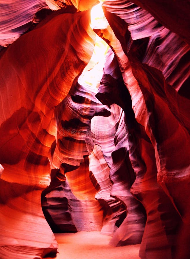 Antelope Canyon In Page, Arizona Stock Image - Image Of Canyon, World ...