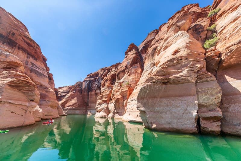 Antelope Canyon at sunset, Lake Powell, Arizona