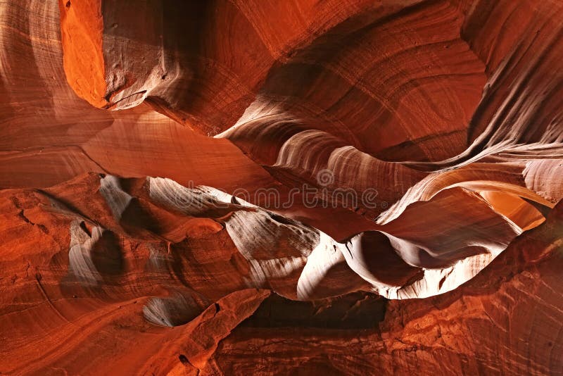 Colorful Patterns of Navajo Sandstone from Slot Canyons Page Arizona. Colorful Patterns of Navajo Sandstone from Slot Canyons Page Arizona