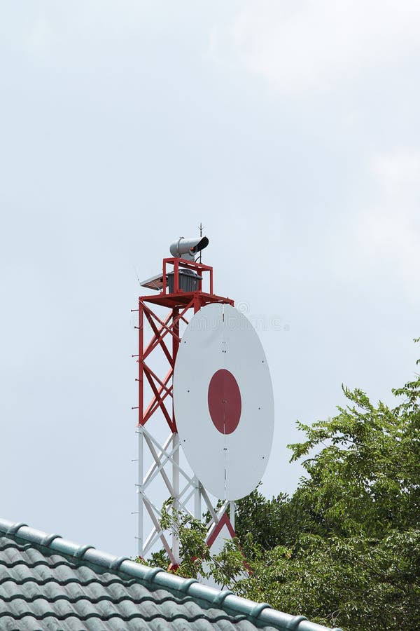 Antenna Applications in Radio Waves Stock Photo Image of broadcasting