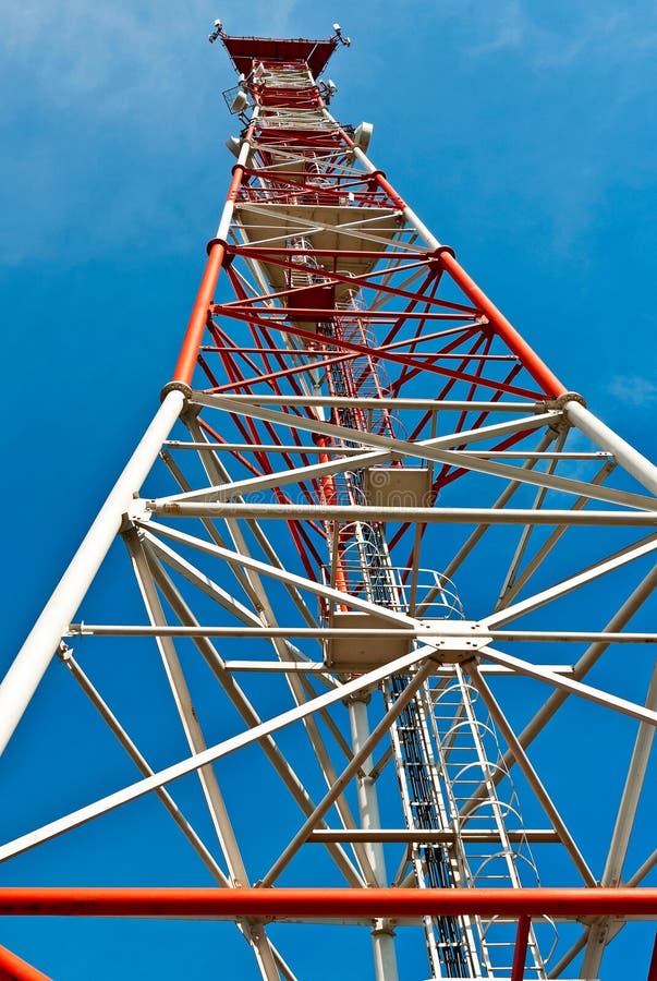 Antenna Cellular Base Station Stock Image Image of infrastructure