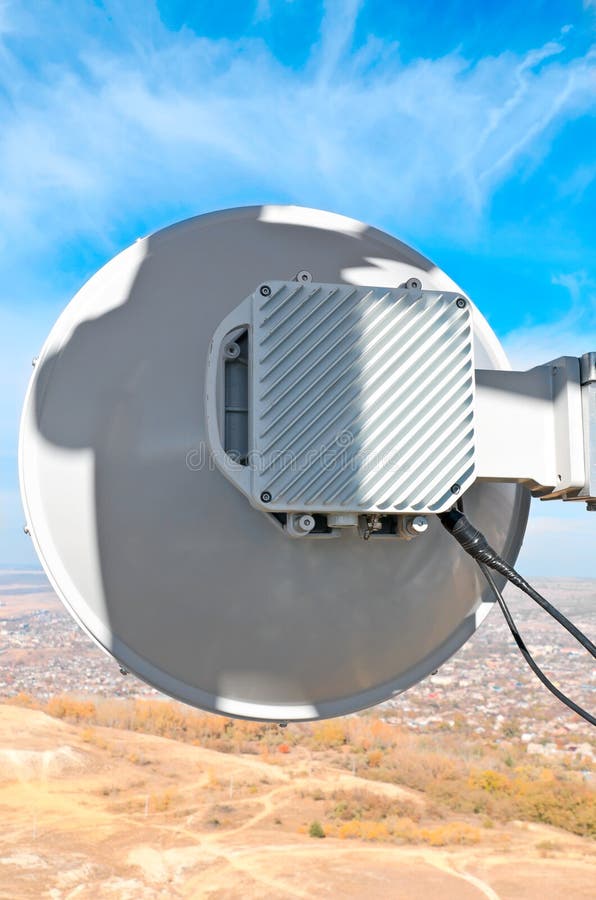 Antenna Cellular Base Station Stock Photo Image of white, receiver