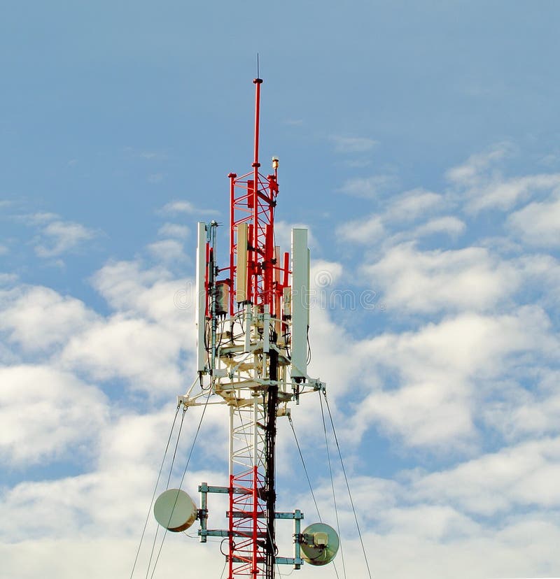 Antenna Tower stock image. Image of equipment, frame 25569403