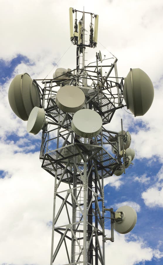 Antenna tower royalty free stock photography
