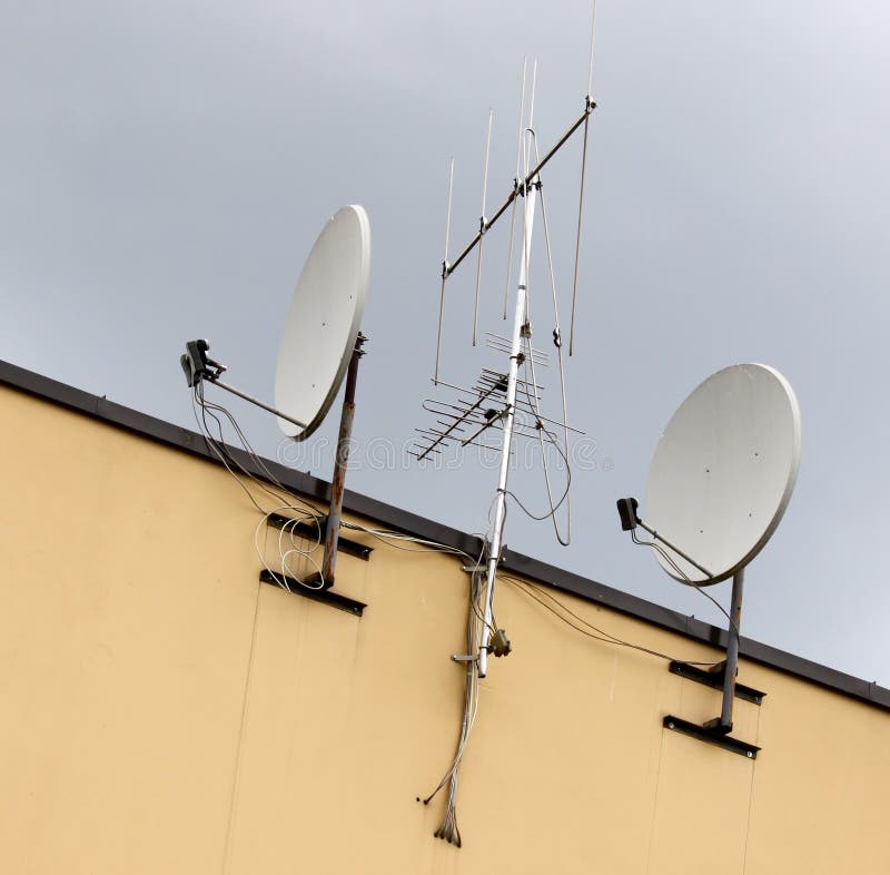 Antennas stock photos