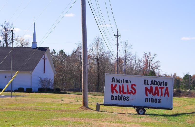 Anti-abortion Sign