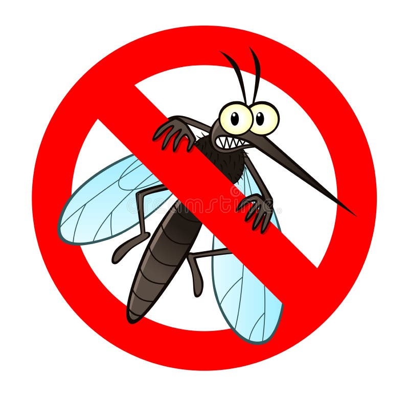 Anti mosquito sign stock vector. Illustration of itch - 40362832