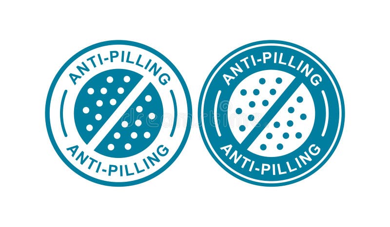 Anti-pilling Logo Vector Badge Icon Stock Vector - Illustration of ...
