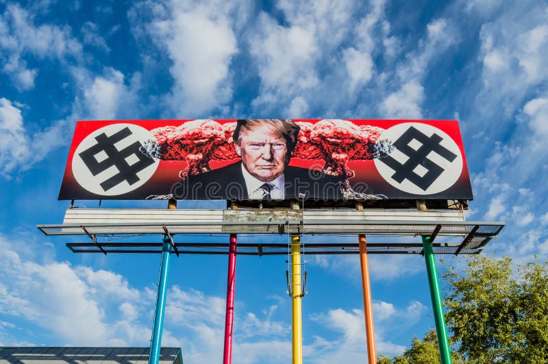 Anti-Trumpf-Anschlagtafel stockbilder Anti-Trumpf-Anschlagtafel stockbilder