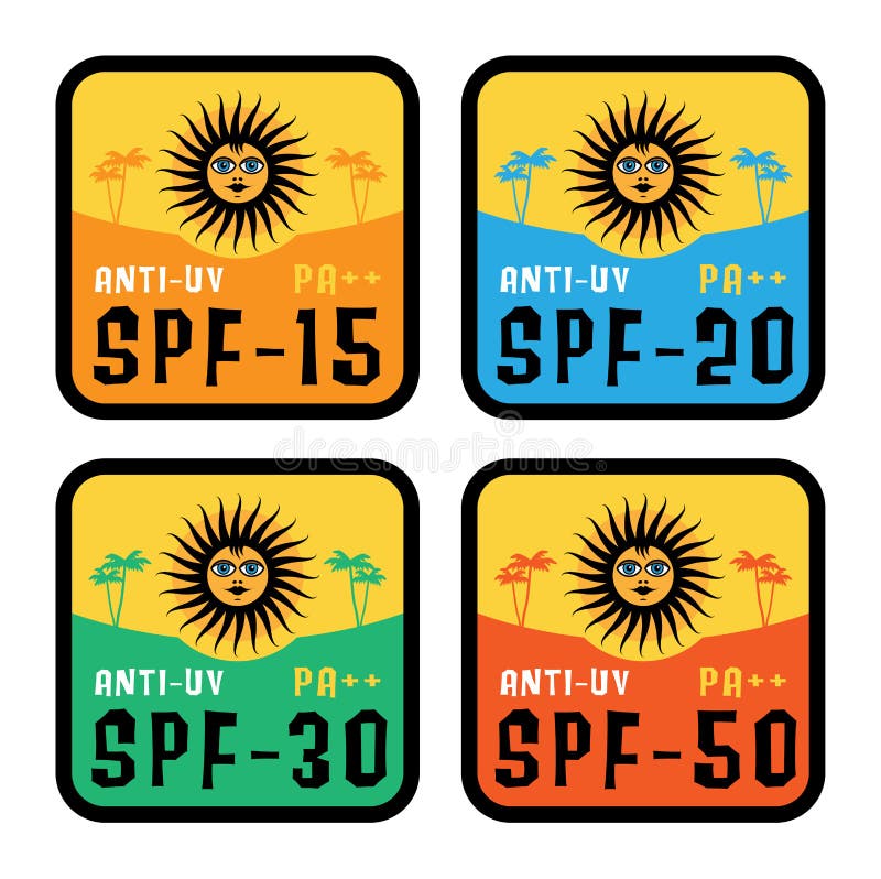 Anti-UV labels set