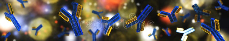 Antibodies, a beautiful scientific abstract background stock illustration Antibodies, a beautiful scientific abstract background stock illustration