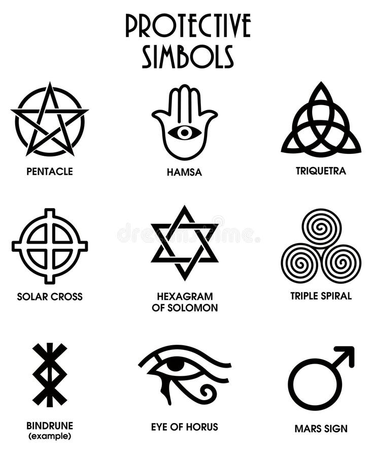 Simboli Esoterici Di Protezione Significato Antichi Segni Di Protezione. Disegno E Significato Simbolici Del