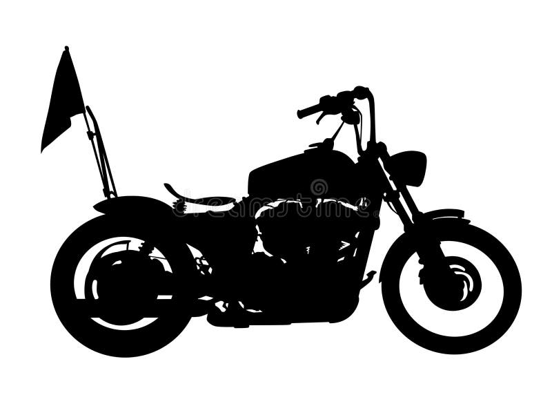 Old big bike on white background. Old big bike on white background