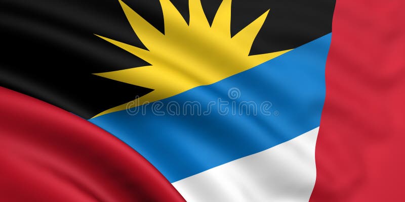 antigua Barbuda flagę ilustracji antigua Barbuda flagę ilustracji