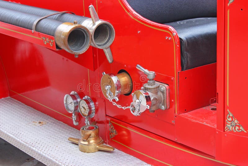 Antik brandmotor arkivbild Antik brandmotor arkivbild
