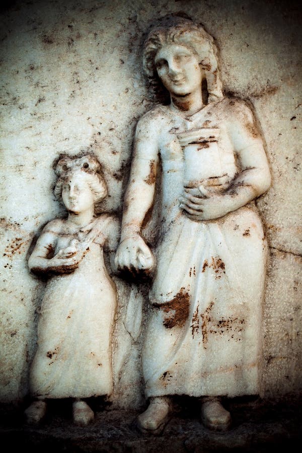 Antik grek Art Barble Background royaltyfria foton