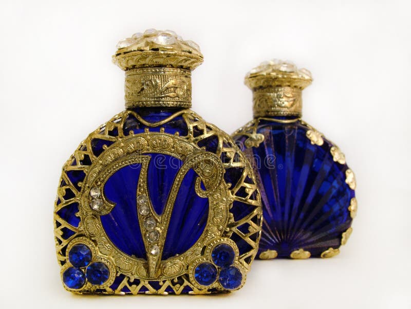 Antikes Parfümfläschchen lizenzfreie stockfotografie