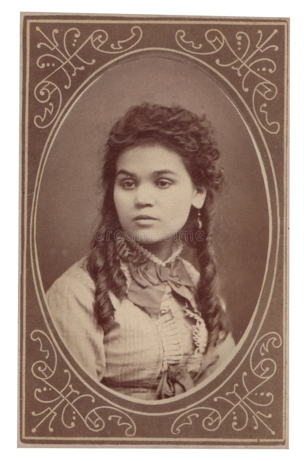 Antike Fotographienportraitfrau