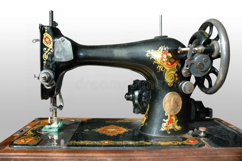 Antike Nähmaschine stockfotografie Antike Nähmaschine stockfotografie