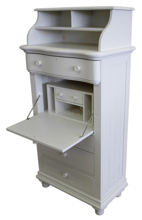 Antiker weißer Kasten stockfoto. Bild von weißer, kasten - 2542576