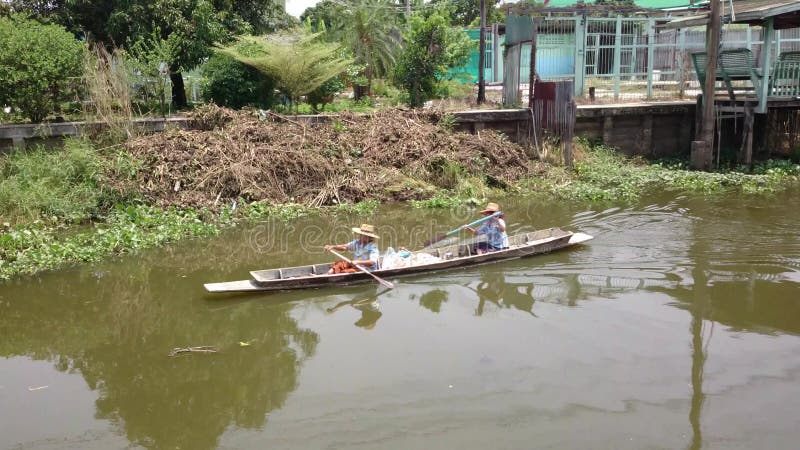 Antikes Ruderboot in Thailand